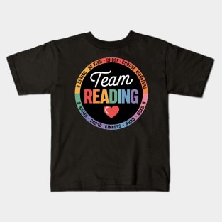 Reading Coach Teacher Interventionist Specialist Literacy Kids T-Shirt